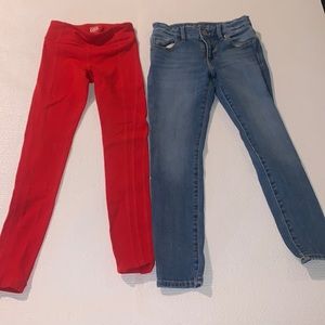 Lot of Girls Size 6 Pants Gap Kids and Athleta Girl